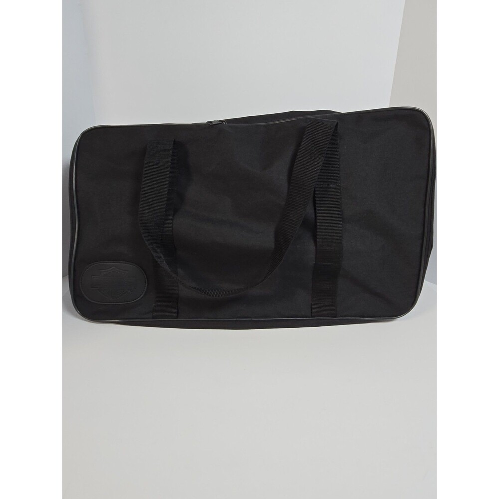 Harley-Davidson Black Duffle Bag 24" Travel Motorcycle Gear Bag Bar Shield Logo